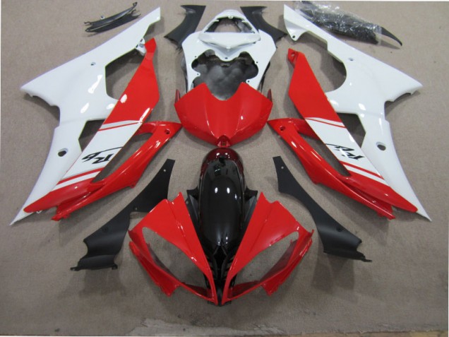 Rouge Blanc Noir Carénages Yamaha R6 08-16 Rouge Blanc Noir Carénages Yamaha R6 08-16