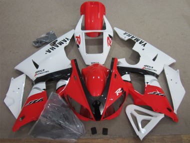 Rouge Blanc Noir Décalque Carénage Yamaha R1 98-99