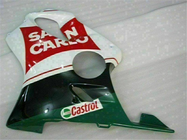 Rouge Blanc Noir San Carlo Carénage Honda CBR 600 F4i 01-03 Rouge Blanc Noir San Carlo Carénage Honda CBR 600 F4i 01-03