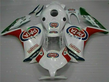 Rouge Blanc PATA Carénages Honda CBR 1000 RR 12-16