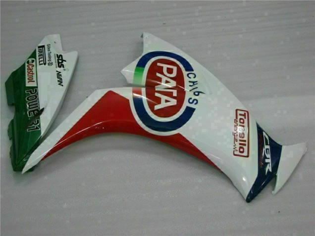 Rouge Blanc PATA Carénages Honda CBR 1000 RR 12-16 Rouge Blanc PATA Carénages Honda CBR 1000 RR 12-16