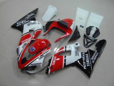Rouge Blanc Yamalube Carénage Yamaha R1 00-01