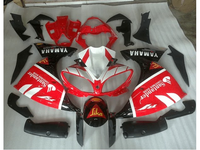 Rouge Blanc et Noir Graphique Carénage Yamaha R1 09-11 Rouge Blanc et Noir Graphique Carénage Yamaha R1 09-11