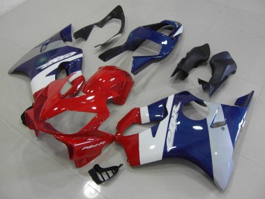 Rouge Bleu Argent Carénage Honda CBR 600 F4i 01-03