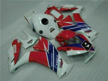 Rouge Bleu Blanc Carénage Honda CBR 1000 RR 12-16