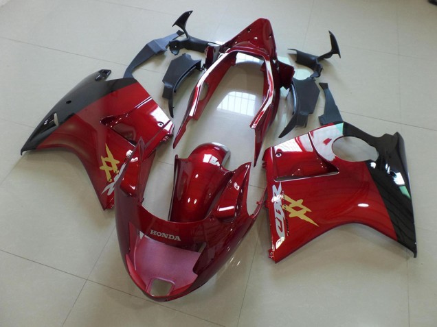 Rouge Bonbon Noir Style OEM Carénage Honda CBR 1100 XX 96-07 Rouge Bonbon Noir Style OEM Carénage Honda CBR 1100 XX 96-07