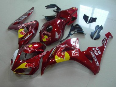 Rouge Bonbon Red Bull Carénage Honda CBR 1000 RR 06-07