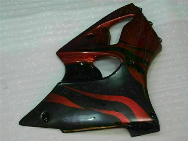 Rouge Carénages Kawasaki ZX6R 00-02 Rouge Carénages Kawasaki ZX6R 00-02