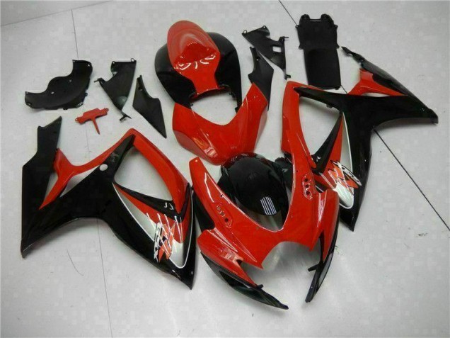 Rouge Carénages Suzuki GSXR 600 / 750 K6 06-07 Rouge Carénages Suzuki GSXR 600 / 750 K6 06-07