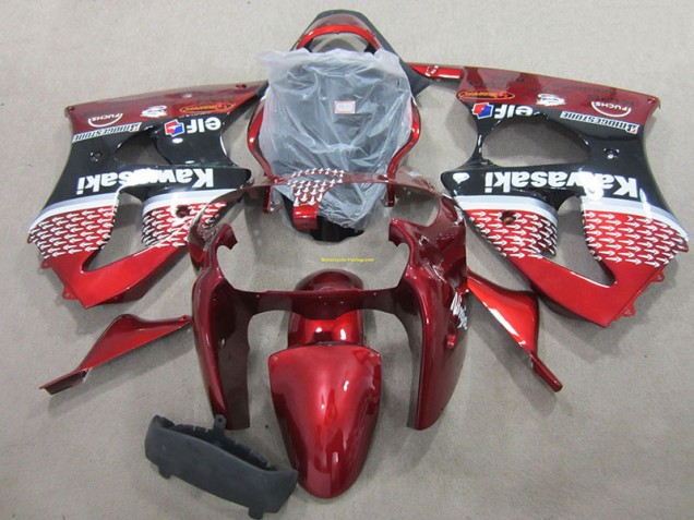 Rouge Carrosserie Kawasaki ZX6R 00-02 Rouge Carrosserie Kawasaki ZX6R 00-02