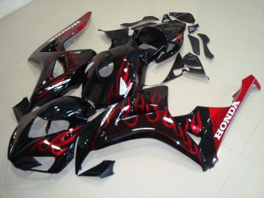 Rouge Flamme Carénage Honda CBR 1000 RR 06-07
