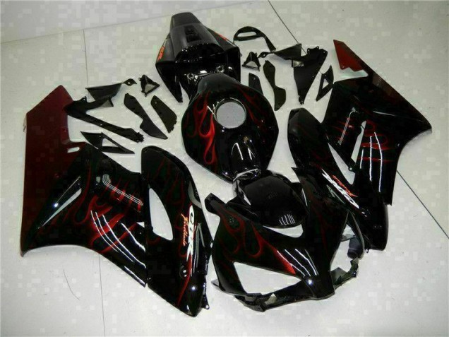 Rouge Flamme Noir Carénage Honda CBR 1000 RR 04-05 Rouge Flamme Noir Carénage Honda CBR 1000 RR 04-05