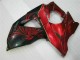 Rouge Flamme Noir Carénage Suzuki GSXR 1000 K9 09-16 Rouge Flamme Noir Carénage Suzuki GSXR 1000 K9 09-16