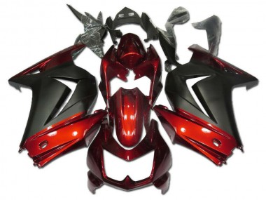 Rouge Gris Carénage Kawasaki EX250 08-12