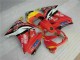 Rouge Jaune Carénage Kawasaki EX250 08-12 Rouge Jaune Carénage Kawasaki EX250 08-12