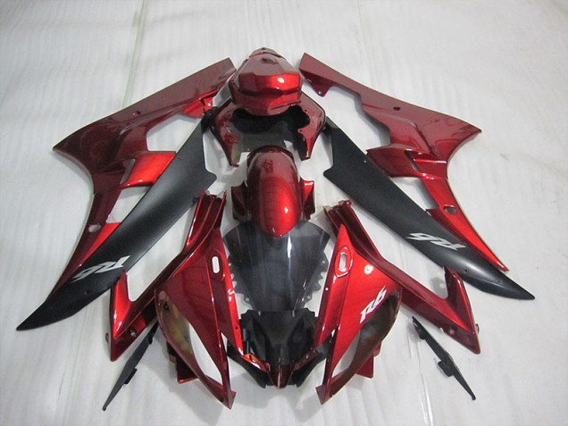 Rouge Kit Carénages Complet Yamaha R6 06-07 Rouge Kit Carénages Complet Yamaha R6 06-07