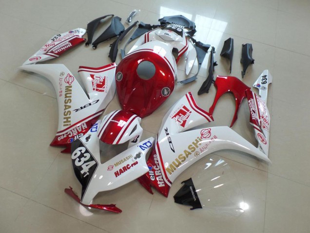 Rouge Musashi Carénage Honda CBR 1000 RR 12-16 Rouge Musashi Carénage Honda CBR 1000 RR 12-16
