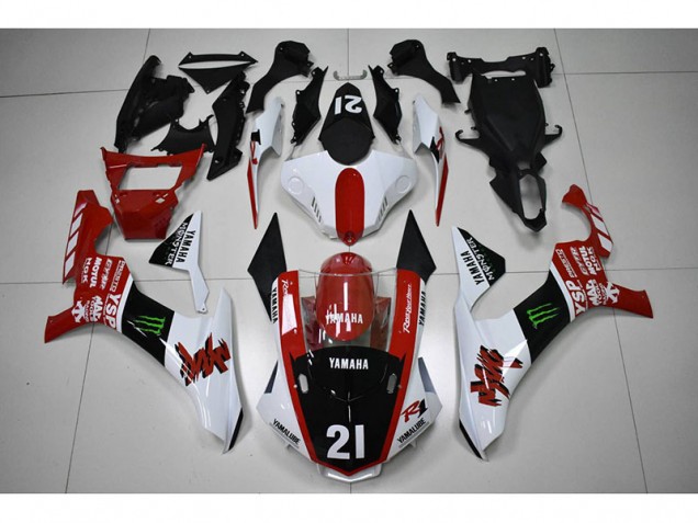 Rouge Noir 21 Carénage Yamaha R1 15-19 Rouge Noir 21 Carénage Yamaha R1 15-19