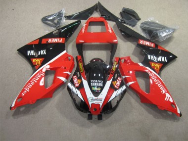 Rouge Noir Blanc Santander Carénage Yamaha R1 98-99