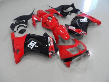 Rouge Noir Carénage Kawasaki ZX 250R 08-12