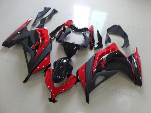 Rouge Noir Carénage Kawasaki ZX 300R 13-16