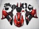 Rouge Noir Carénage Kawasaki ZX14R ZZR 1400 06-11 Rouge Noir Carénage Kawasaki ZX14R ZZR 1400 06-11