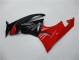 Rouge Noir Carénage Kawasaki ZX6R 09-12 Rouge Noir Carénage Kawasaki ZX6R 09-12