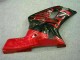 Rouge Noir Carénage Suzuki GSXR 600 / 750 K1 K2 K3 01-03 Rouge Noir Carénage Suzuki GSXR 600 / 750 K1 K2 K3 01-03