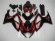Rouge Noir Carénage Suzuki GSXR 600 / 750 K6 06-07 Rouge Noir Carénage Suzuki GSXR 600 / 750 K6 06-07