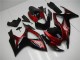 Rouge Noir Carénage Suzuki GSXR 600 / 750 K6 06-07 Rouge Noir Carénage Suzuki GSXR 600 / 750 K6 06-07