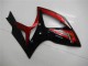 Rouge Noir Carénage Suzuki GSXR 600 / 750 K6 06-07 Rouge Noir Carénage Suzuki GSXR 600 / 750 K6 06-07