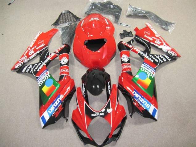 Rouge Noir Carénage Suzuki GSXR 600 K4 04-05