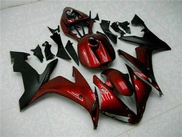 Rouge Noir Carénage Yamaha R1 04-06 Rouge Noir Carénage Yamaha R1 04-06