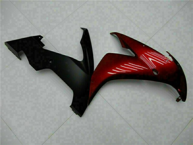 Rouge Noir Carénage Yamaha R1 04-06 Rouge Noir Carénage Yamaha R1 04-06