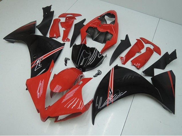 Rouge Noir Carénage Yamaha R1 12-14 Rouge Noir Carénage Yamaha R1 12-14