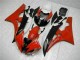 Rouge Noir Carénage Yamaha R6 06-07 Rouge Noir Carénage Yamaha R6 06-07