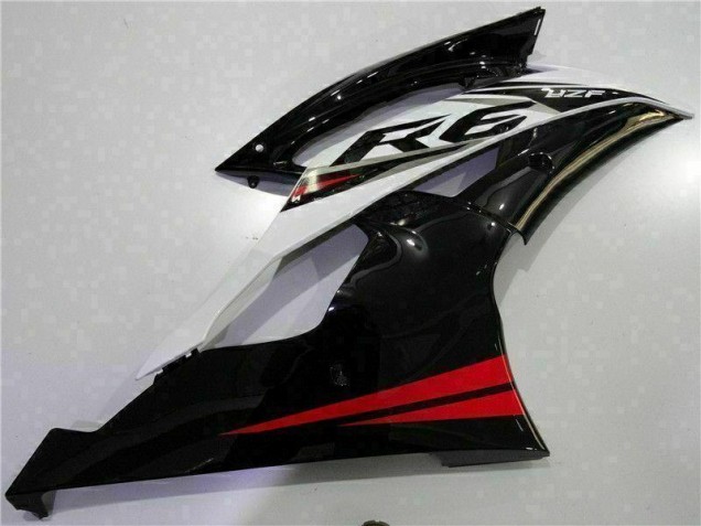 Rouge Noir Carénage Yamaha R6 08-16 Rouge Noir Carénage Yamaha R6 08-16