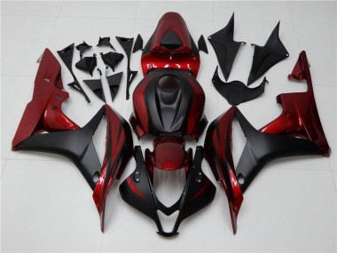 Rouge Noir Carénages Honda CBR 600 RR 07-08