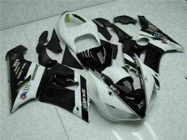 Rouge Noir Carénages Kawasaki ZX6R 05-06