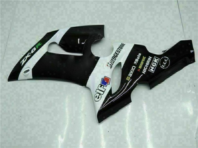 Rouge Noir Carénages Kawasaki ZX6R 05-06 Rouge Noir Carénages Kawasaki ZX6R 05-06