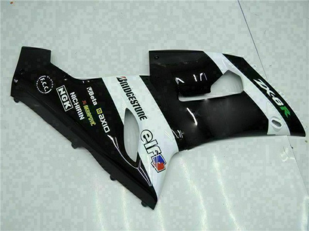 Rouge Noir Carénages Kawasaki ZX6R 05-06 Rouge Noir Carénages Kawasaki ZX6R 05-06