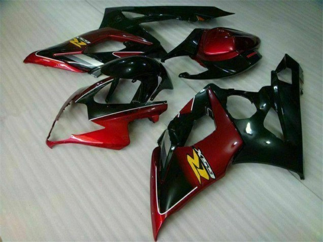 Rouge Noir Carénages Suzuki GSXR 1000 K5 05-06 Rouge Noir Carénages Suzuki GSXR 1000 K5 05-06
