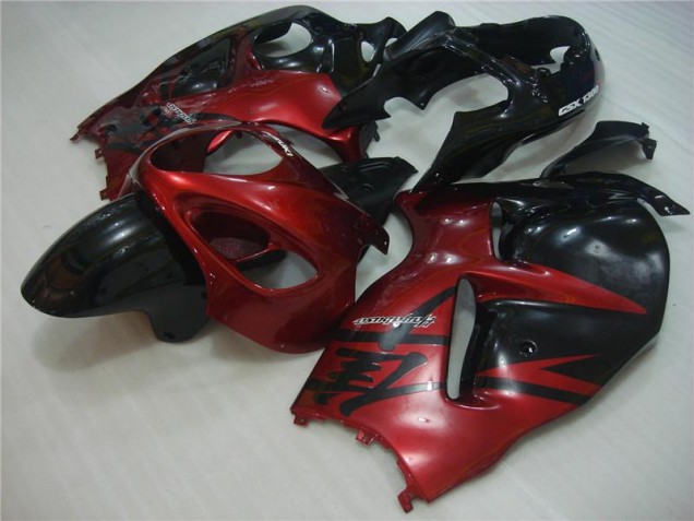 Rouge Noir Carénages Suzuki GSXR 1300 Hayabusa 96-07 Rouge Noir Carénages Suzuki GSXR 1300 Hayabusa 96-07