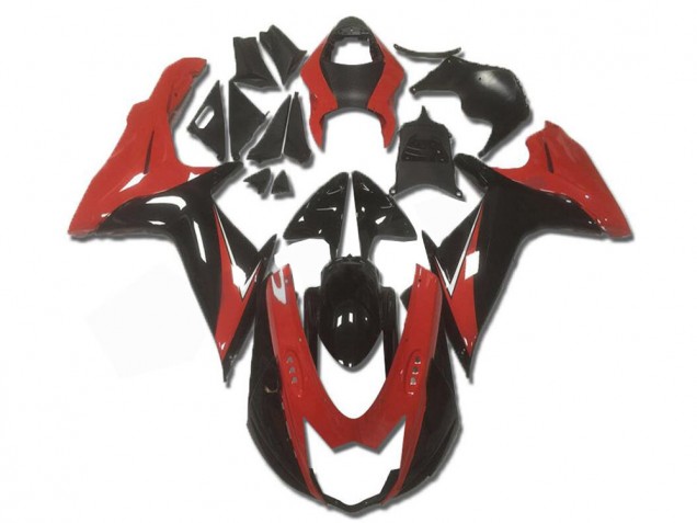 Rouge Noir Carénages Suzuki GSXR 600 / 750 K11 11-24 Rouge Noir Carénages Suzuki GSXR 600 / 750 K11 11-24