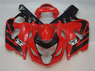 Rouge Noir Carénages Suzuki GSXR 600 / 750 K4 04-05