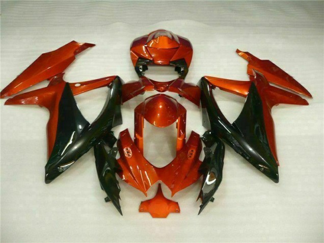 Rouge Noir Carénages Suzuki GSXR 600 / 750 K8 08-10 Rouge Noir Carénages Suzuki GSXR 600 / 750 K8 08-10
