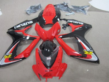 Rouge Noir Carénages Suzuki GSXR 600 K6 06-07
