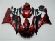 Rouge Noir Carénages Yamaha R6 06-07 Rouge Noir Carénages Yamaha R6 06-07