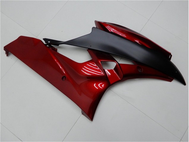 Rouge Noir Carénages Yamaha R6 06-07 Rouge Noir Carénages Yamaha R6 06-07