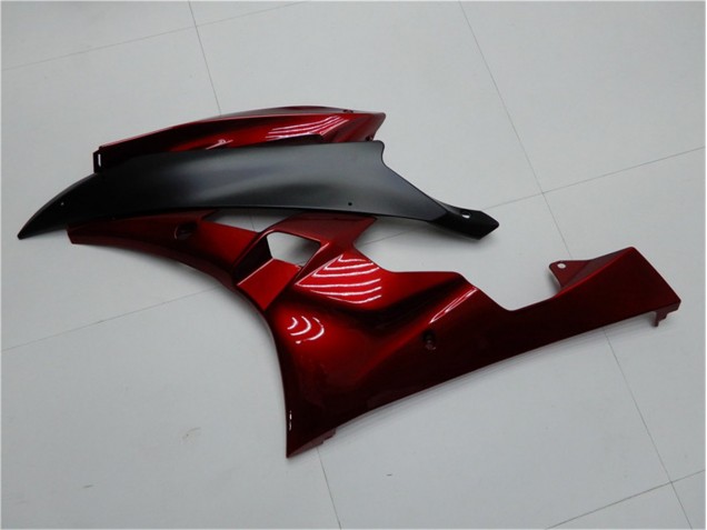 Rouge Noir Carénages Yamaha R6 06-07 Rouge Noir Carénages Yamaha R6 06-07